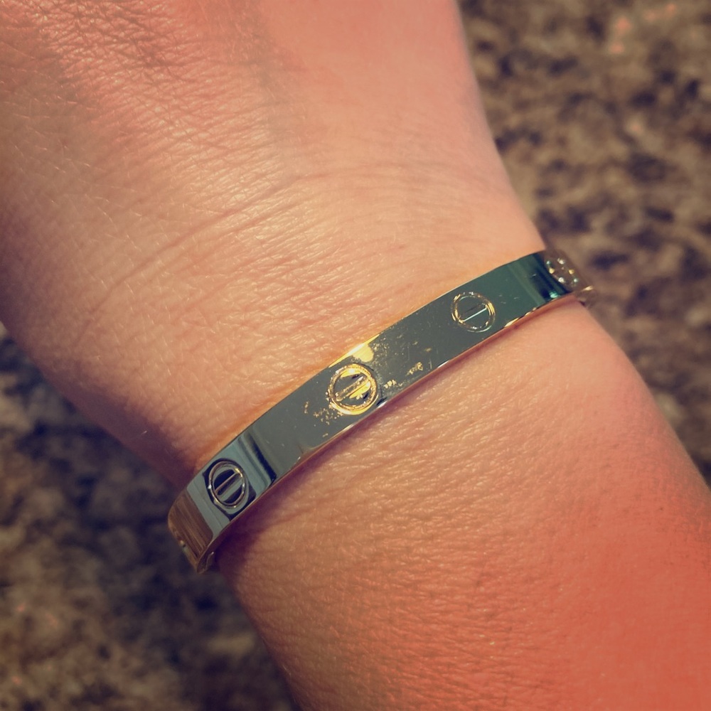 Limited supply 18k gold electroplated bracelet